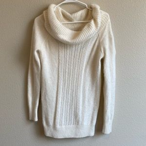 Moda International - Fuzzy Cowl Neck Sweater